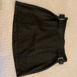 Free People Leather Skirt